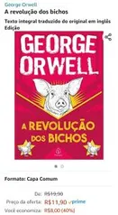 Livro A revolução dos bichos (Português) Capa comum R$12