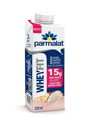 [EXCLUSIVO PRIME] Parmalat WheyFit Bebida Láctea Coco com Batata Doce 15g de Proteína 250 Ml