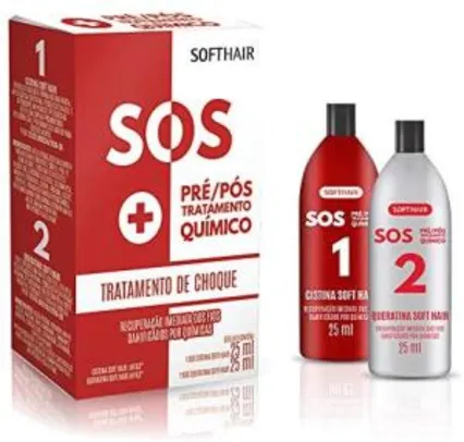 Kit S.O.S Soft Hair, Soft Hair | R$9
