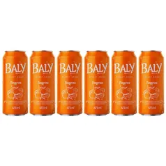 Energético Baly Energy Drink Tangerina Lata 473ml - 6 Unidades