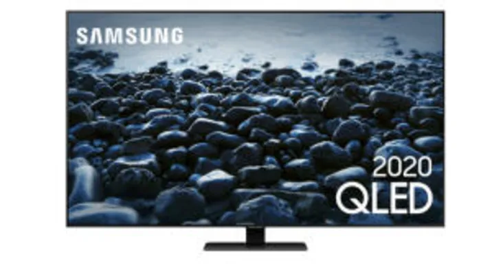 Smart TV 55" QLED 4K Q80T, Pontos Quânticos R$4900