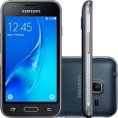 Samsung Galaxy J1 Mini, Tela 4" 8GB 3G Wi-Fi Câmera 5MP - Preto ou Dourado R$ 285