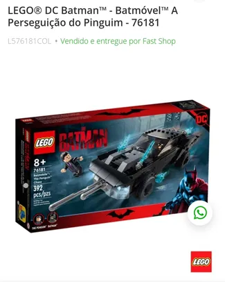 LEGO® DC Batman™ - Batmóvel™ A Perseguição do Pinguim - 76181