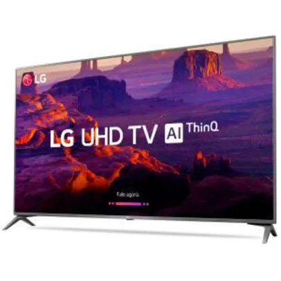 Smart TV LED 49" Ultra HD 4K LG 49UK6310PSE com IPS, Inteligência Artificial , WI-FI, Processador Quad Core, HDR 10 Pro, HDMI e USB R$1899