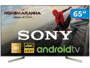 Smart TV 4K LED 65” Sony XBR-65X905F Android - Conversor Digital 4 HDMI 3 USB