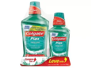 [REGIONAL | 60% OFF na 2ª unidade] Kit Colgate Plax Fresh Mint Enxaguante Bucal 750ml Promo Leve mais Pague Menos