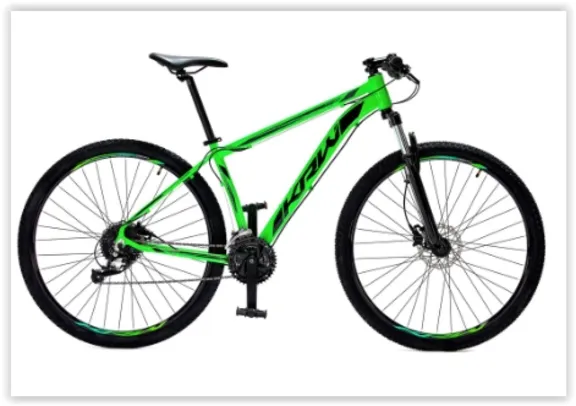 Bicicleta Aro 29 KRW Spotlight Alumínio 24 Vel Freio a Disco SX29 Quadro 19