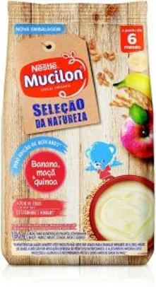 Cereal Infantil, Seleção Da Natureza, Banana Maçã e Quinoa, Mucilon, 180g