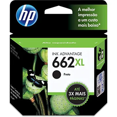 Cartucho HP 662XL Preto Original - (CZ105AB)