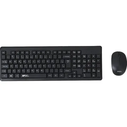 [APP] Kit teclado e mouse sem fio WK9 - Basic+ | R$ 30