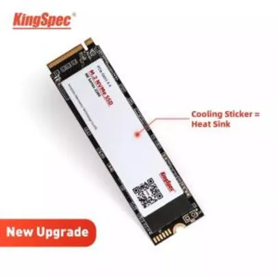 [Primeira compra] SSD M.2 NVMe KingSpec 256GB | R$133