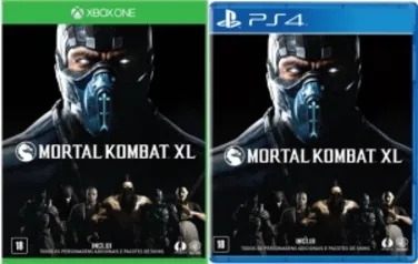 Mortal Kombat XL (jogo + DLCs) para Xbox One / PS4 por R$117