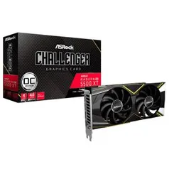 Placa de Vídeo ASRock AMD Radeon RX 5500 XT Challenger D 4G OC, 4GB, GDDR6