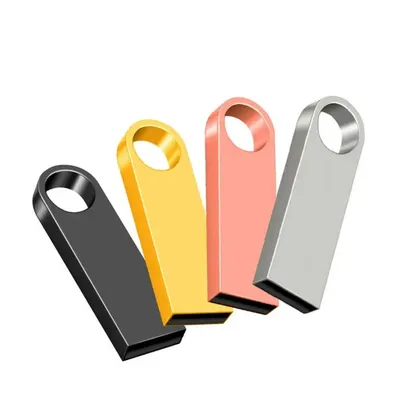 (moedas/taxa inclusa) Pen Drive USB de 64gb de armazenamento - Corpo em metal - diversas cores