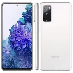 Smartphone Samsung Galaxy S20 FE 5G Branco 128GB, 6GB RAM, Tela Infinita de 6.5”, Câmera Traseira Tripla, Android 12 e Processador Snapdragon 865