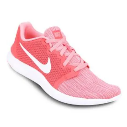 Tênis Nike Flex Contact 2 Feminino - Rosa e Branco | R$150