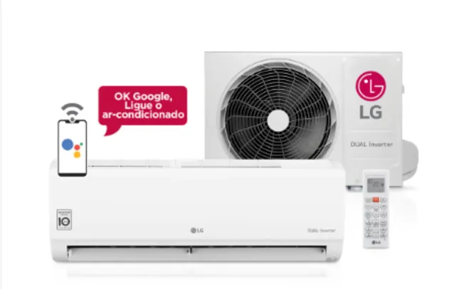 Ar Condicionado Split LG Dual Inverter Voice 9000 BTUs Frio 220V