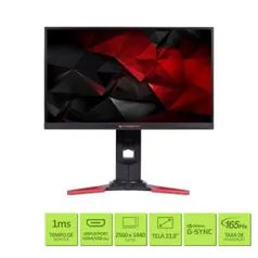 Monitor Gamer Acer Predator XB241YU 24" WQHD 144Hz G-Sync -  R$2.463