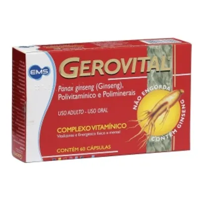 [Netfarma] Composto Vitamínico Gerovital 60caps R$ 31,90
