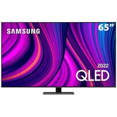 Smart TV 65 QLED 4K Samsung Q80B, Modo Game, Processador com IA, Som em Movimento