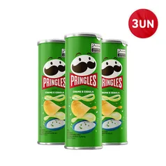 Combo Batata Pringles Creme E Cebola 3 Unidades