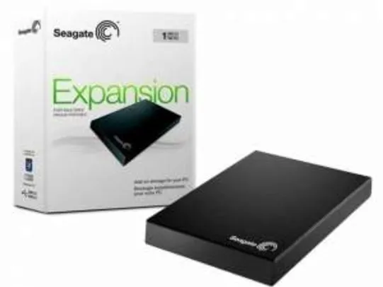 [Americanas] HD Externo Portátil Seagate Expansion 1TB USB 3.0 por R$ 251