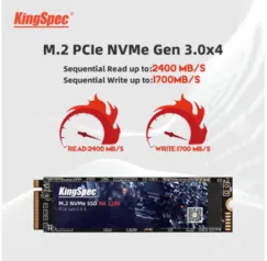 (NOVOS USUÁRIOS/APP)  SSD 120 gb nvme m2 KINGSPEC 