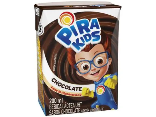 [Cliente Ouro] Achocolatado Pirakids 200ml - R$0,76