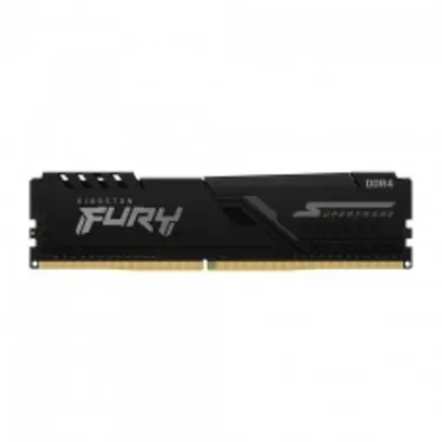 Memória DDR4 Kingston Fury SuperFrame, 8GB, 3200Mhz, Black, KF432C16BB/8CL