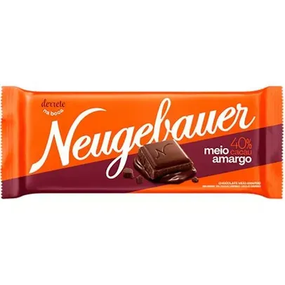 [APP] 4 unidades Chocolate 40% Cacau Neugebauer 90g