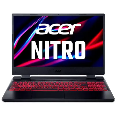 Notebook Acer Nitro5 i5-12450H 3050(4GB/60W) 8RAM 512SSD 15" FHD IPS 144Hz Fonte 180W Bateria 57W