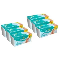 Kit 6 Lenços Umedecidos Pampers Regular - 576 unidades 51,80