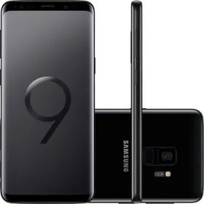 Smartphone Samsung Galaxy S9 Dual Chip Android 8.0 Tela 5.8" Octa-Core 2.8GHz 128GB 4G Câmera 12MP - Preto