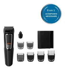 [pix] Aparador De Pelos Philips Multigroom 8 Em 1 Mg3730/15 