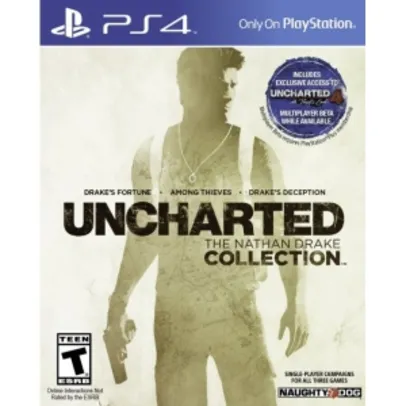 Uncharted: The Nathan Drake Collection para PS4 - R$ 78