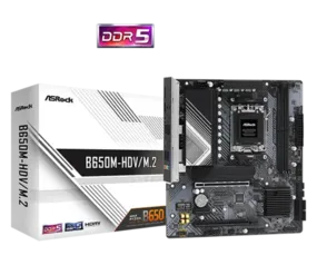 Placa Mae AsRock B650M-HDV/M.2, DDR5, Socket AM5, M-ATX, Chipset AMD B650, B650M-HDV-M2