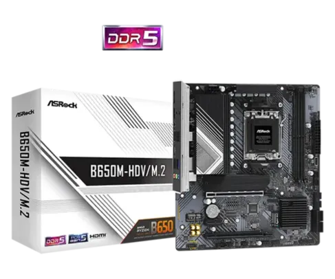 Placa Mae AsRock B650M-HDV/M.2, DDR5, Socket AM5, M-ATX, Chipset AMD B650, B650M-HDV-M2