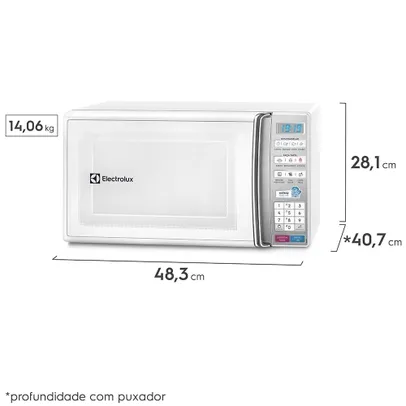 [APP] Micro-Ondas Electrolux Branco 27L com 55  (MB37R)