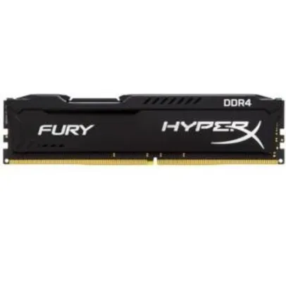Memória HyperX Fury, 16GB, 2400MHz, DDR4, CL15, Preto - HX424C15FB/16