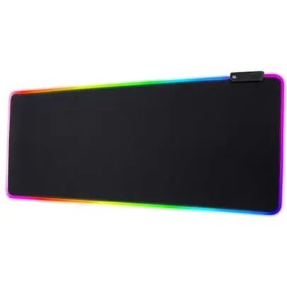 Mouse Pad Luminoso Colorido Com LED Antiderrapante Tapete de Mesa Com Efeito de Luz RGB 300 * 800mm