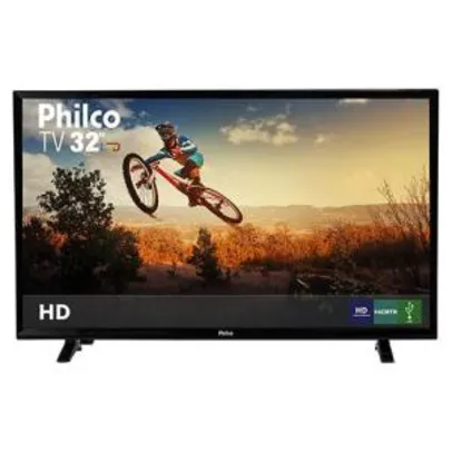 TV LED 32" Philco PH32E31DG HD com Conversor Digital HDMI USB Closed caption 60Hz  - R$ 725
