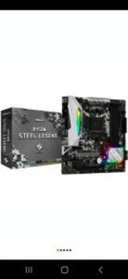 AsRock B450 Steel Legend AMD AM4 | R$ 750