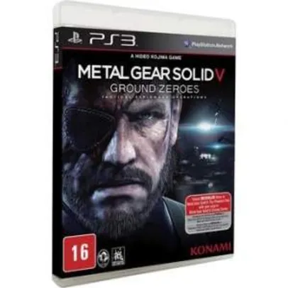 [Walmart] Metal Gear Solid V: Ground Zeroes para PS3 - R$22