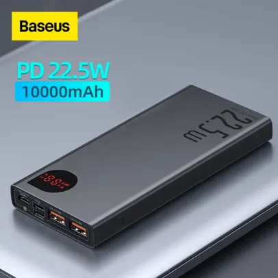 Baseus Power Bank 10000mAh with 20W PD Fast Charging Powerbank Portable Battery Charger