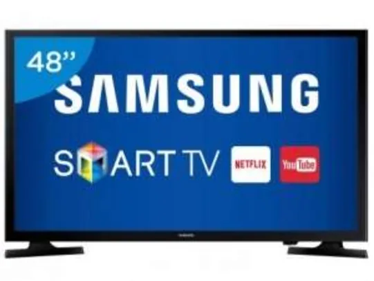Saindo por R$ 2348: [SUBMARINO] Smart TV LED 48" Samsung | Pelando
