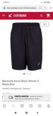 Bermuda Asics Basic Woven 9 | R$ 59