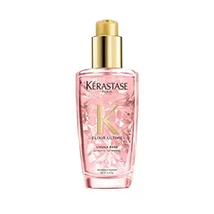 Kérastase Óleo Elixir Ultime L'Huile Rose, Todos os tipos de cabelos, Nutrição, brilho, Mix de 4 Óleos Preciosos, 100 ml