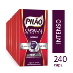 Kit 240 Cápsulas Café Pilão Intenso 8