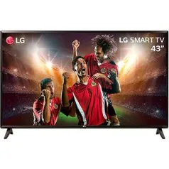 Smart TV LED 43'' Full HD LG 43LK5700 com IPS Inteligencia Artificial ThinQ AI WI-FI Processador Quad Core e HDR 10 Pro