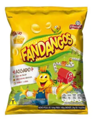 Salgadinho De Milho Queijo Elma Chips Fandangos Pacote 140g | R$3,90